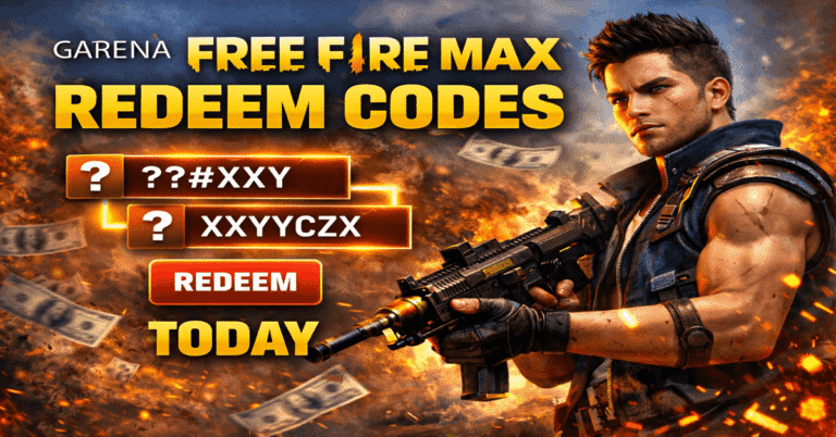 Garena Free Fire Max Redeem Codes Today
